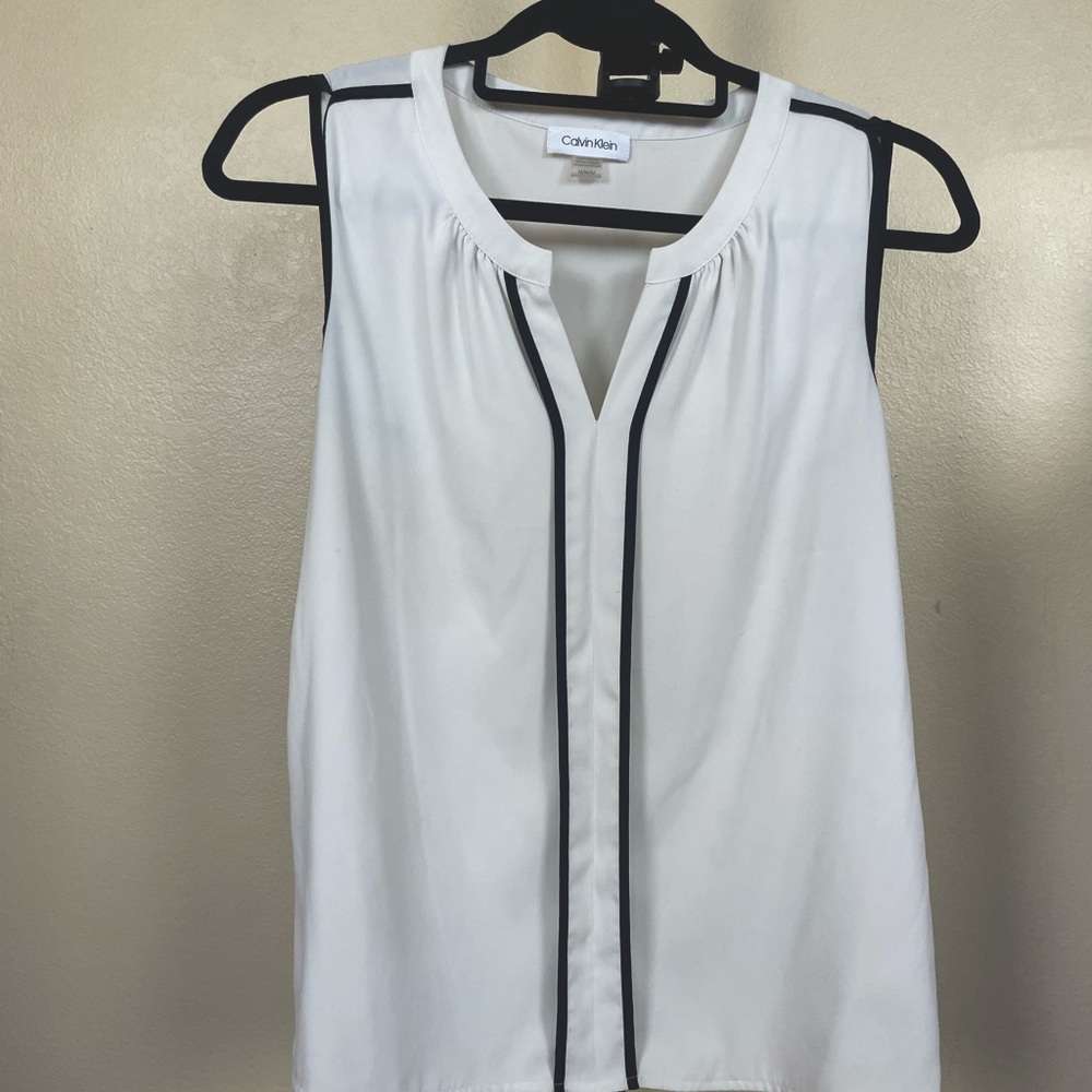 Calvin Klein sleeveless blouse